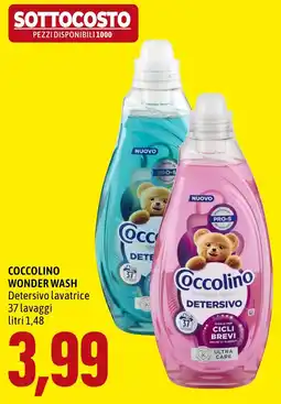 Madis Coccolino Wonder Wash Detersivo lavatrice offerta