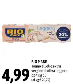 Madis Rio Mare Tonno all'olio extra vergine di oliva leggero offerta