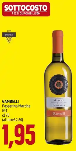 Madis Gambelli Passerina Marche IGT offerta