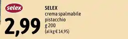 Madis SELEX crema spalmabile pistacchio offerta