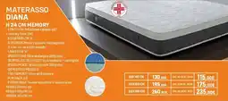 Orizzonte Materasso Diana H 24 cm Memory offerta