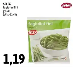 Madis SELEX fagiolini fini offerta