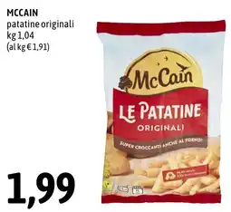 Madis McCain patatine originali offerta