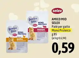 Madis Amico Mio Selex Paté per gatto Mono Proteico offerta