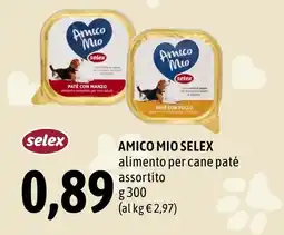 Madis Amico Mio Selex alimento per cane paté assortito offerta