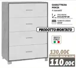 Orizzonte Cassettiera Ponza offerta