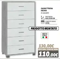 Orizzonte Cassettiera Ischia offerta