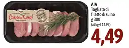 Madis Carre al Fuoco Tagliata di filetto di suino offerta