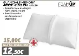 Orizzonte Guanciale memory FoamUp offerta