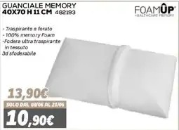 Orizzonte Guanciale memory FoamUp offerta