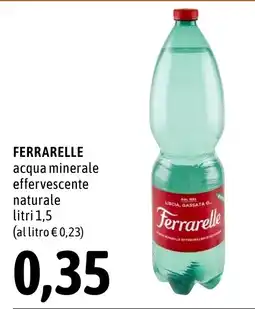 Madis Ferrarelle acqua minerale effervescente naturale offerta