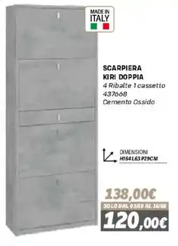 Orizzonte Scarpiera Kiri Doppia offerta