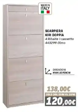 Orizzonte Scarpiera Kiri Doppia offerta