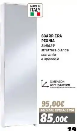 Orizzonte Scarpiera Peonia offerta