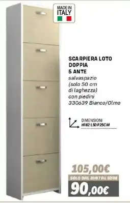 Orizzonte Scarpiera Loto Doppia offerta