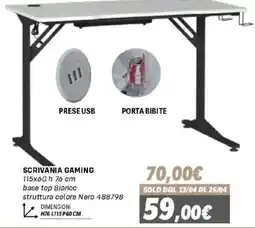 Orizzonte Scrivania Gaming offerta