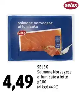 Madis SELEX Salmone Norvegese affumicato offerta