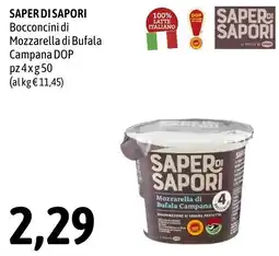 Madis Saper di sapori Bocconcini di Mozzarella di Bufala Campana DOP offerta