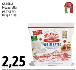 Madis Mozzarella Fior di Latte Sabelli offerta