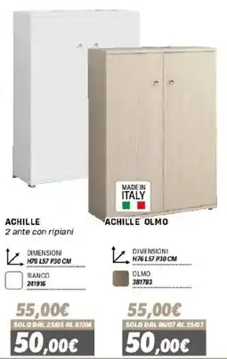 Orizzonte Achille olmo offerta