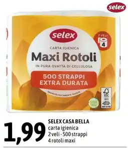 Madis Selex carta igienica Maxi Rotoli offerta