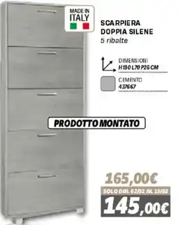 Orizzonte Scarpiera doppia silene offerta