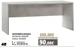 Orizzonte Scrivania Double offerta