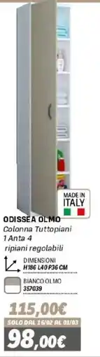 Orizzonte Colonna Tuttopiani Odissea Olmo offerta