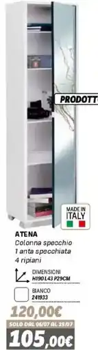 Orizzonte Atena Colonna specchio offerta