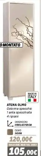 Orizzonte Atena Olmo Colonna specchio offerta