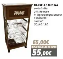 Orizzonte Carrello cucina portafrutta offerta