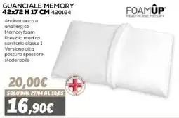 Orizzonte Guanciale memory FoamUp offerta