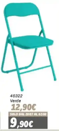 Orizzonte Sedia verde offerta