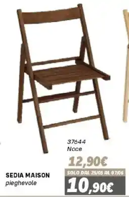 Orizzonte Sedia Maison pieghevole offerta