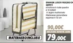 Orizzonte Branda Luxor offerta
