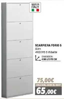 Orizzonte Scarpiera Forio 5 Slim offerta