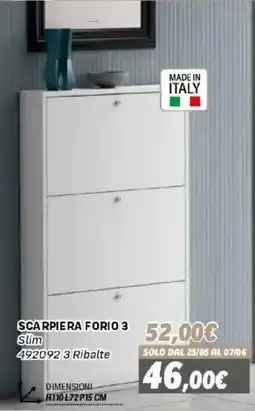 Orizzonte Scarpiera Forio 3 Slim offerta