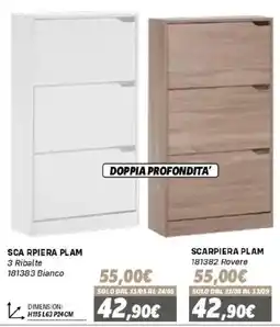 Orizzonte Scarpiera Plam 3 Ribalte offerta