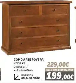 Orizzonte Comò Arte Povera offerta