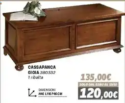 Orizzonte Cassapanca Gioia offerta