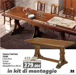 Orizzonte Tavolo Fratino offerta