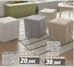 Orizzonte POUF QUADRATO offerta