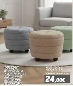 Orizzonte Pouf Nora offerta