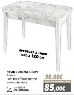 Orizzonte Tavolo Zosma offerta