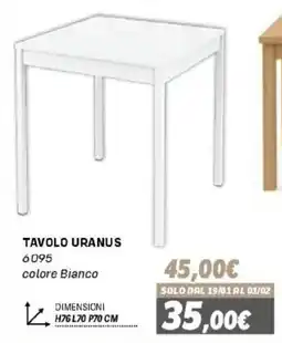 Orizzonte Tavolo Uranus offerta