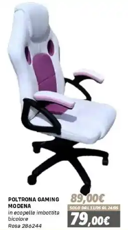 Orizzonte Poltrona gaming Modena offerta