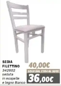 Orizzonte Sedia Filettino offerta