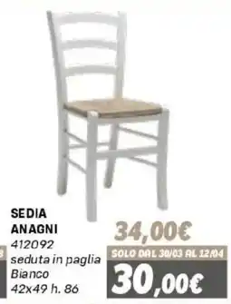 Orizzonte Sedia Anagni offerta