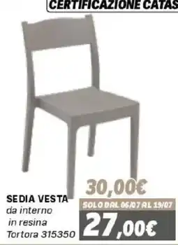 Orizzonte Sedia Vesta offerta