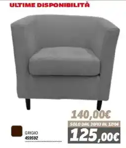 Orizzonte Poltrona grigio offerta